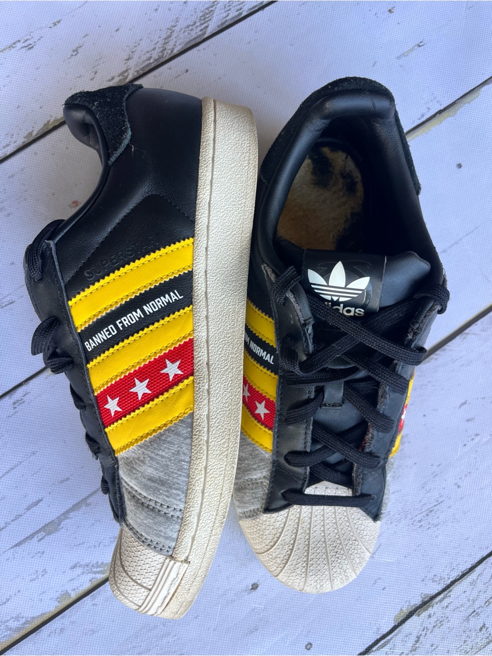 Adidas Originals Superstar Rita Ora "Banned From Normal" S80290 Women's 7.5 - Picture 2 of 10
